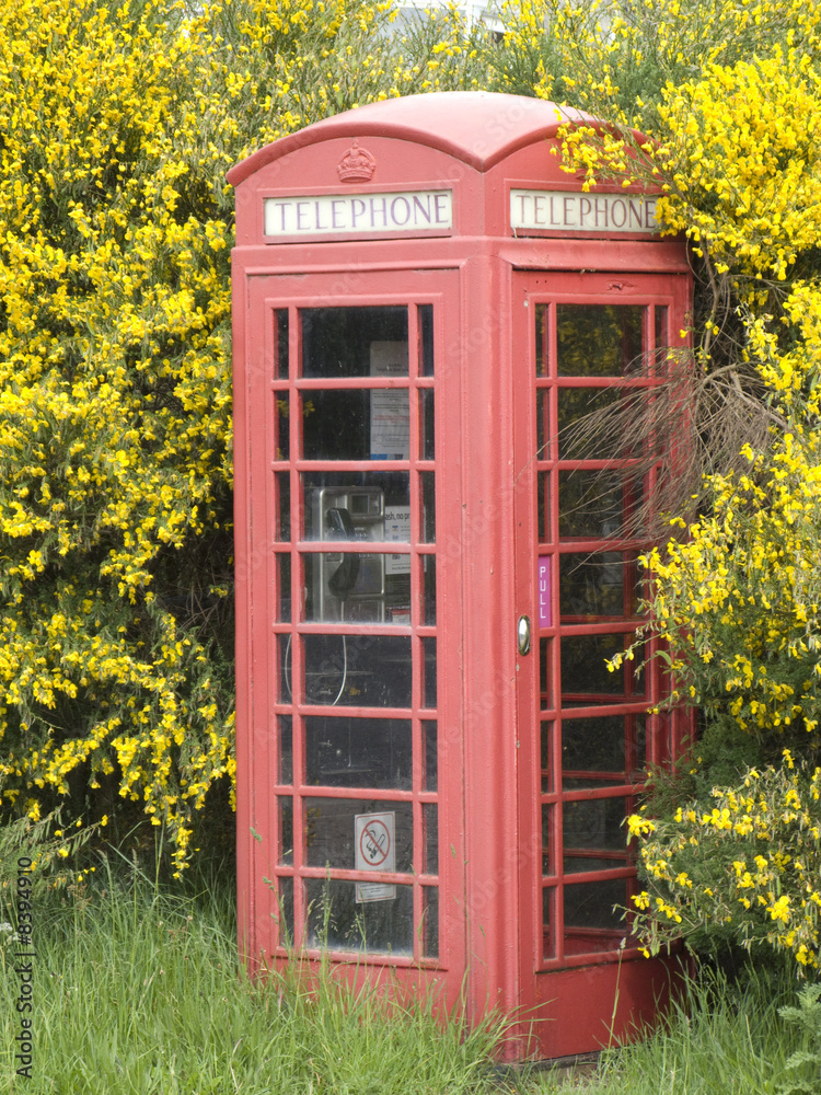 Fototapeta premium Englische Telefonzelle