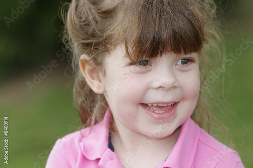 young child smiling