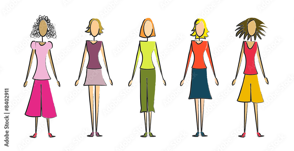 5 femmes ethniques 5 femmes ethniques