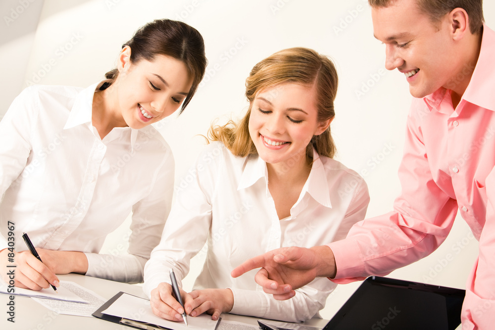 Fototapeta premium Advising