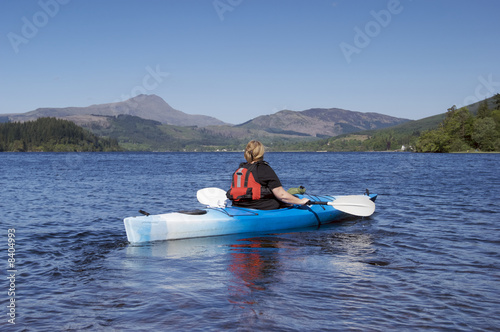 Kayaking on Loch Lomond