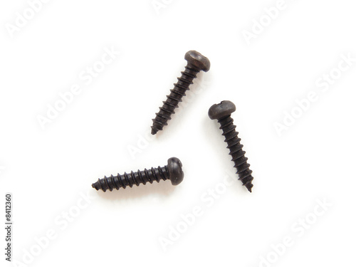 three black screws