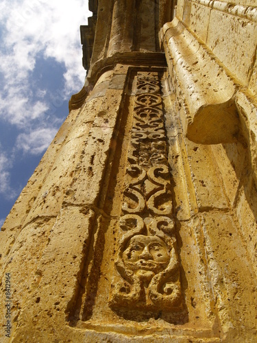 Grabado en iglesia de Villaderfrades (Valladolid) photo