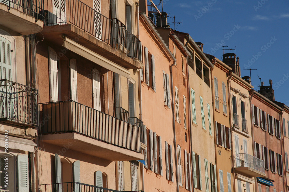Obraz premium Maisons de Saint Tropez