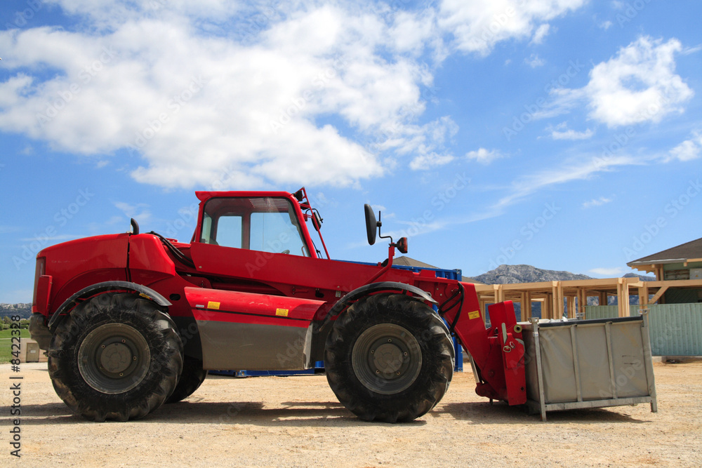 Obraz premium engin de chantier