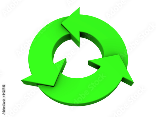 green recycle logo
