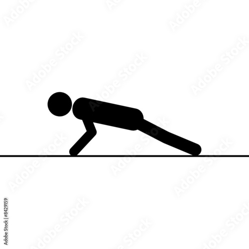 figur liegestützen