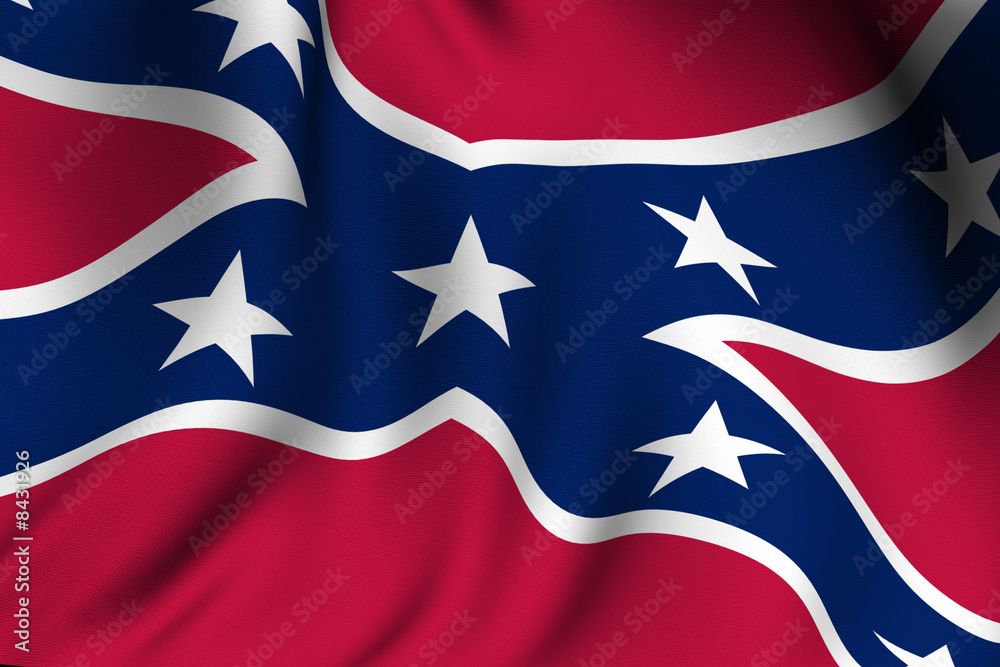 Rendered Confederate Flag Rendered Confederate Flag