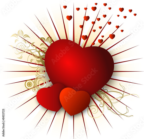 coeurs rouges