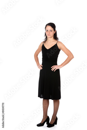 little black dress woman