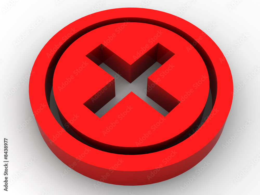 Obraz premium Icon Stop