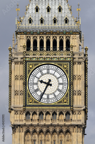 Big Ben clock face photo