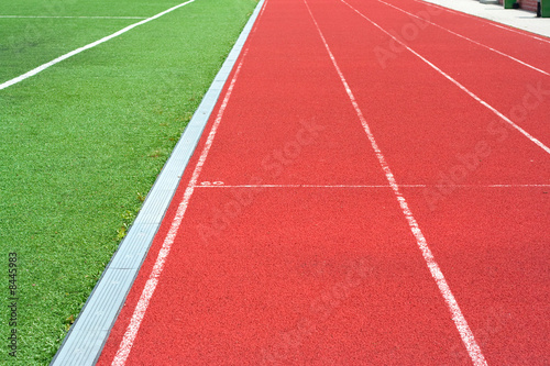 track on the stadium