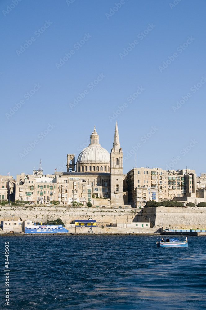 waterfront view grand harbor valletta malta