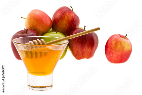 honey and apple photo