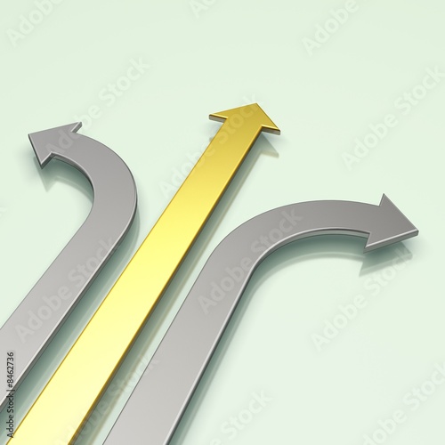 Pfeile 01 - Zukunft - Gerade