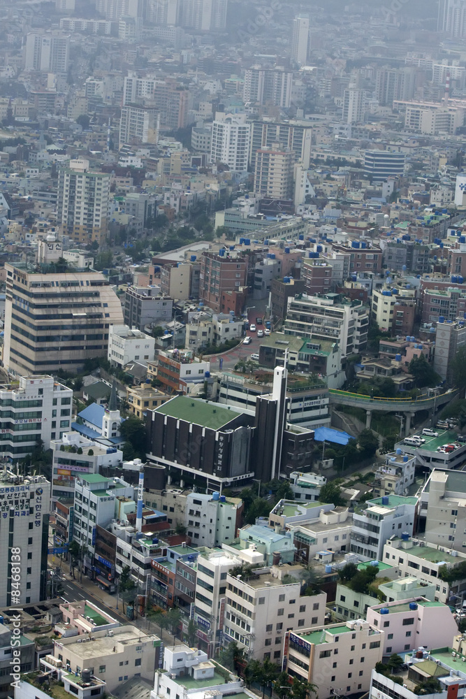 Obraz premium Busan im smog