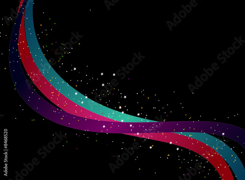 Retro Waves Vector