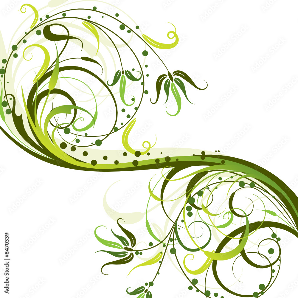 Floral abstract background, vector illustration Floral abstract background, vector illustration