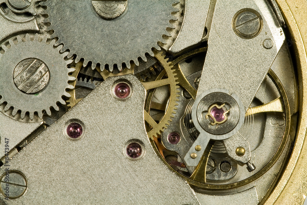 detail of clockwork