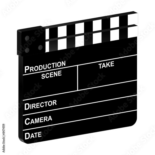 3D clapper board 2