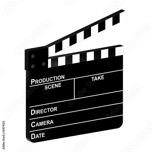 3D clapper board