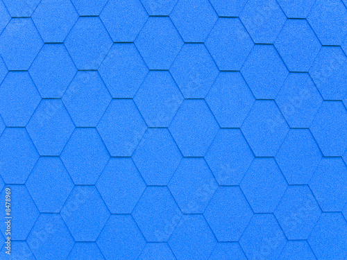 Blue background in roofing style