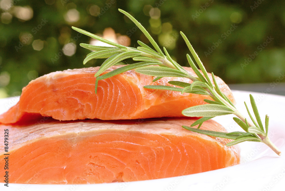 Salmon steaks Salmon steaks