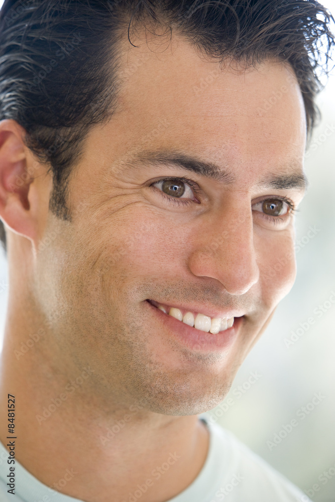 Fototapeta premium Head shot of man smiling