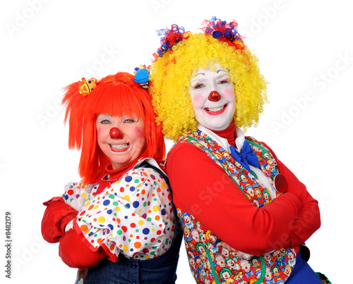 Two Clown Smiling