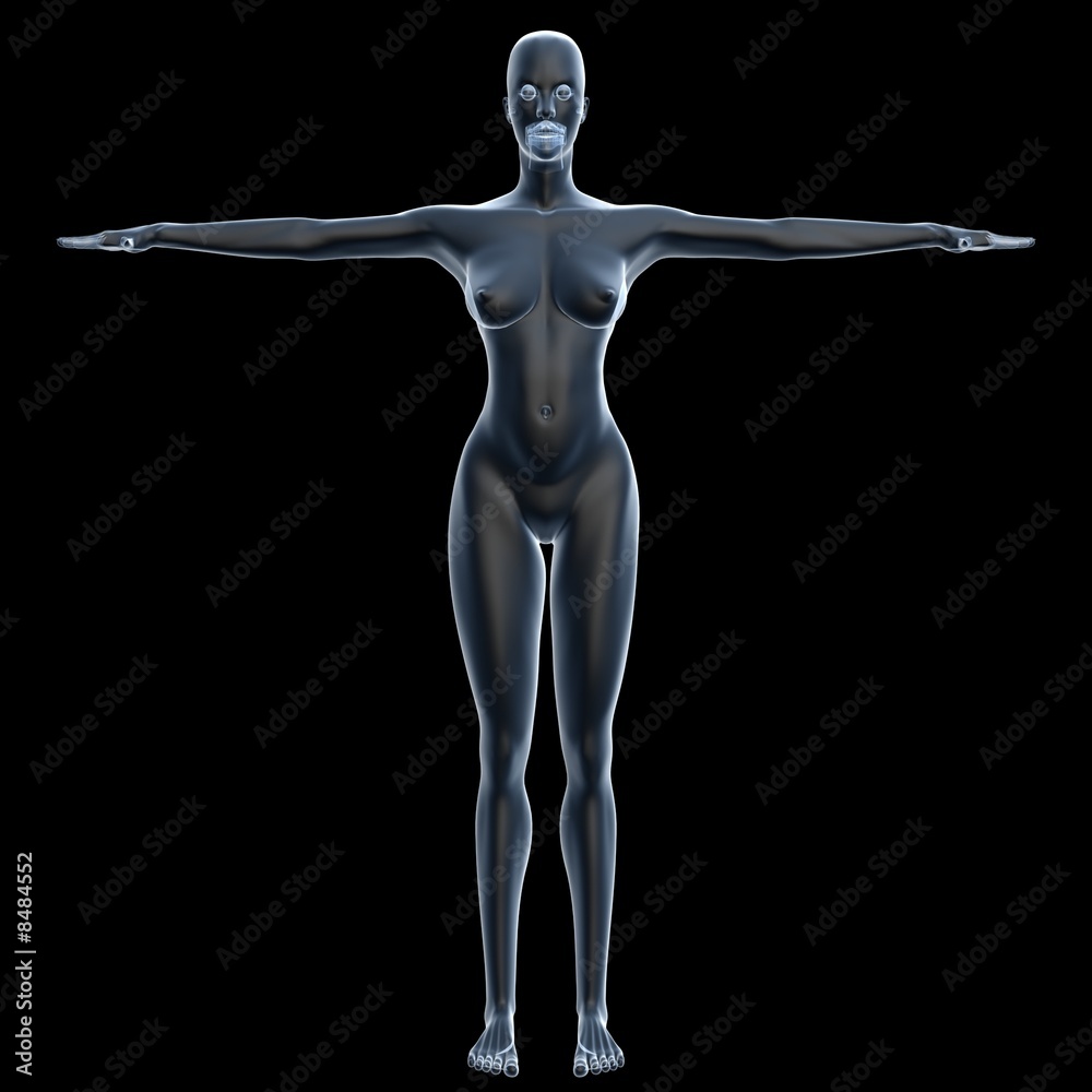 x-ray female body