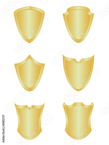 Gold shields