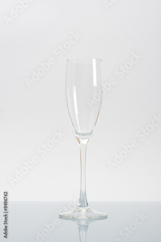 image of an empty cup made of clear glass
