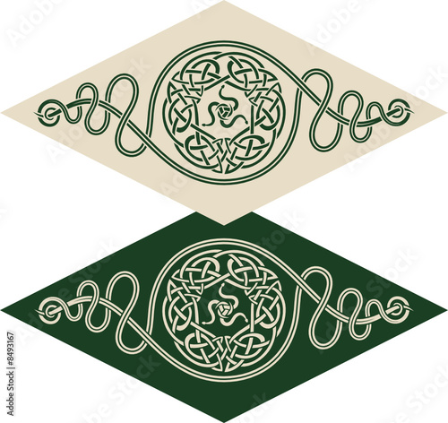 Celtic style pattern