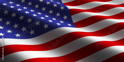 Fotobehang American Flag