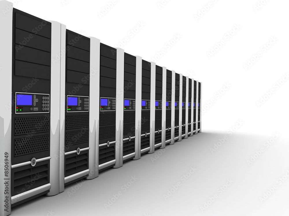 Fototapeta premium server on earth