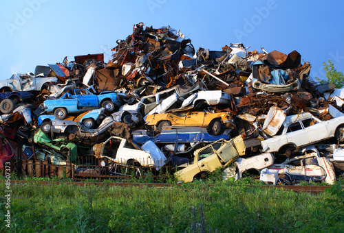 crushed cars