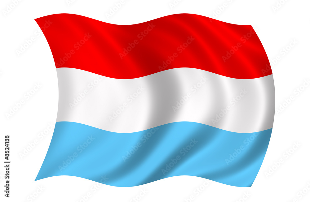 Naklejka premium Luxembourg Fahne
