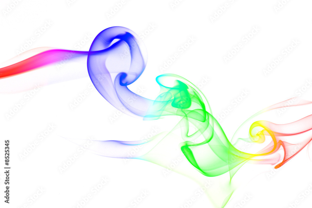 Fototapeta premium Streams of a smoke colour
