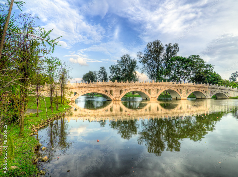 Fototapeta premium Bridge in Chinese Garden