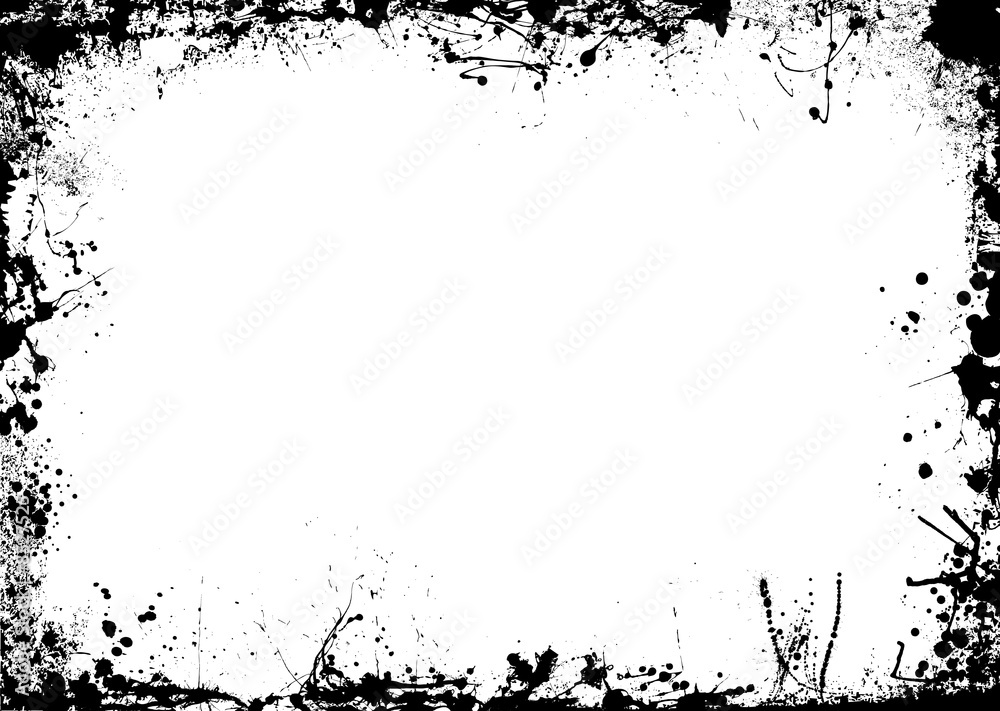 ink splat border mono ink splat border mono