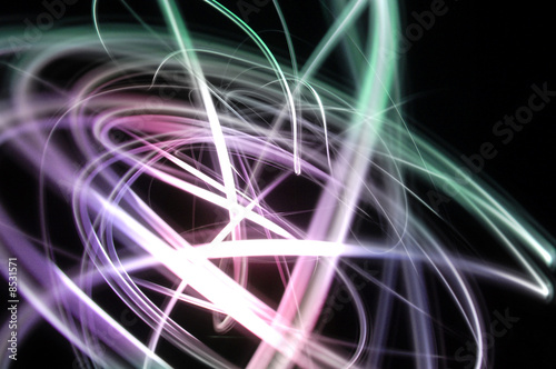 light painting multicolore