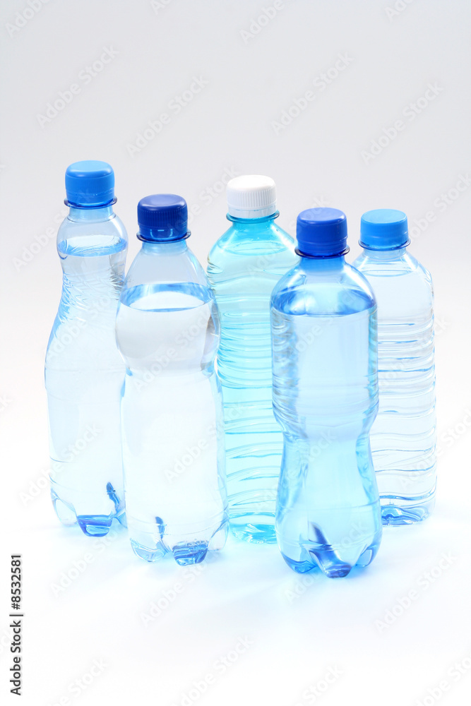 bottles of water