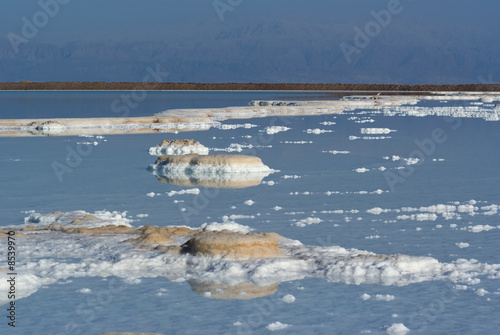 Salt in the Dead Sea, Israel
