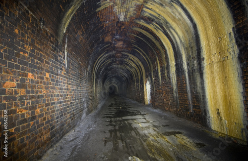 Darkness of a Disused Railway Tunnel