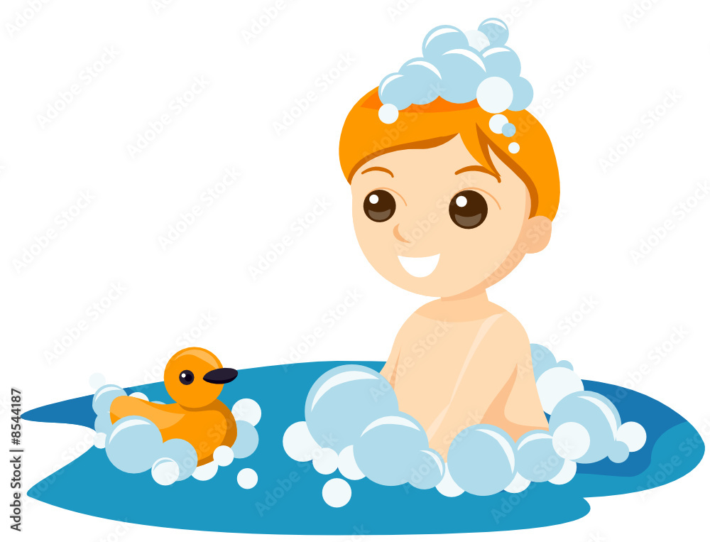 Child in a Bath Child in a Bath