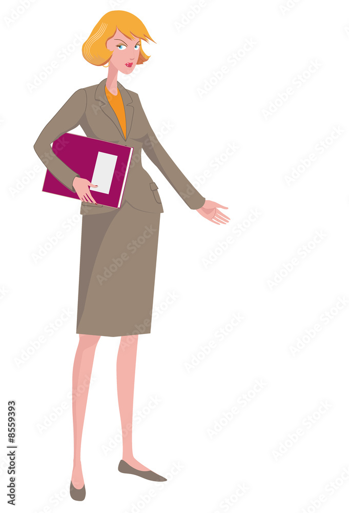 Femme active blonde Femme active blonde