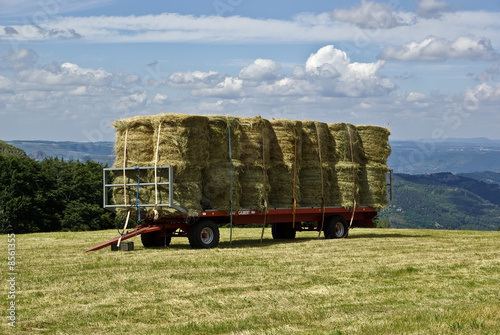 Remorque de foin