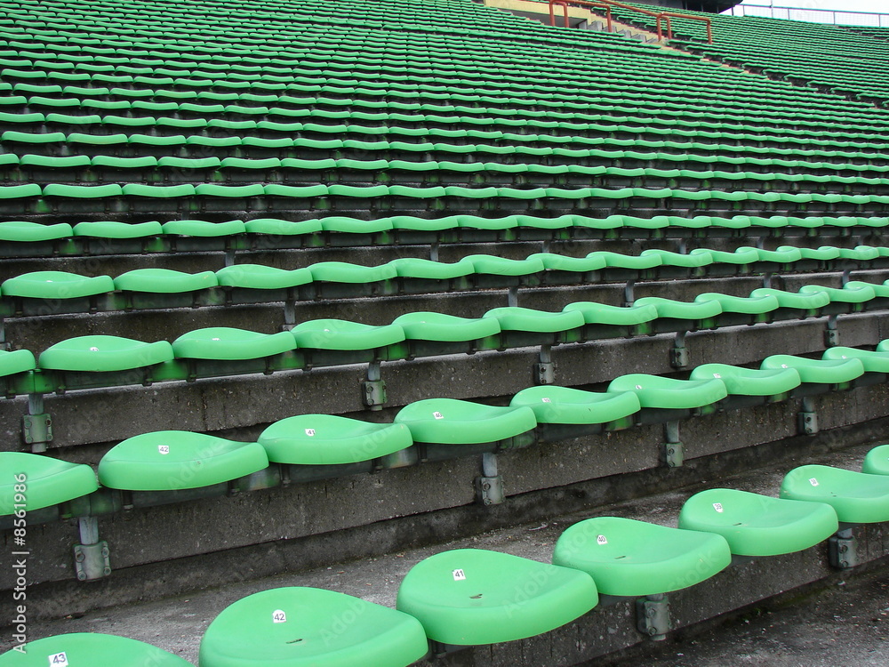 Fototapeta premium Empty stands