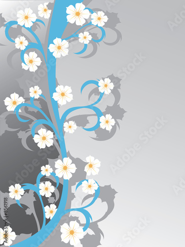 Abstract floral background.